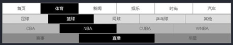 网站导航菜单的设计