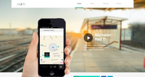 扁平化网页设计nextr