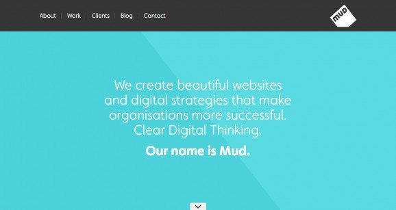 扁平化网页设计Mud