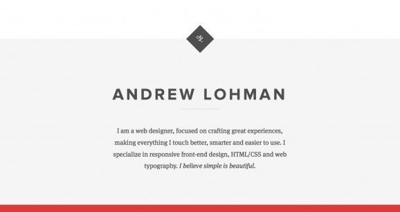 扁平化网页设计Andrew Lohman