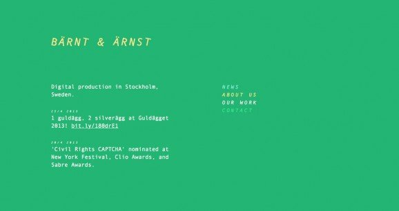 扁平化网页设计Barnt Arnst