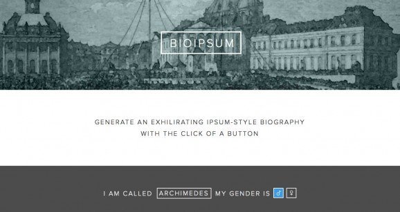 扁平化网页设计bioipsum
