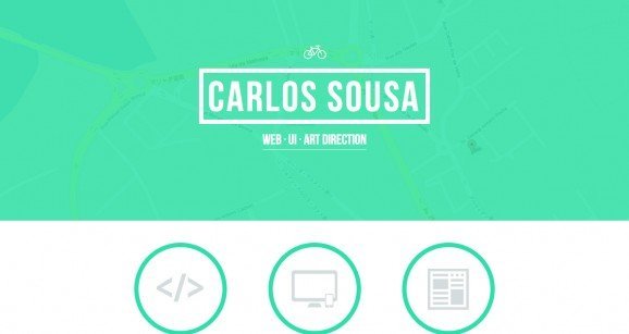 扁平化网页设计Carlos Sousa