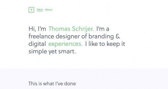 扁平化网页设计Thomas Schrijer